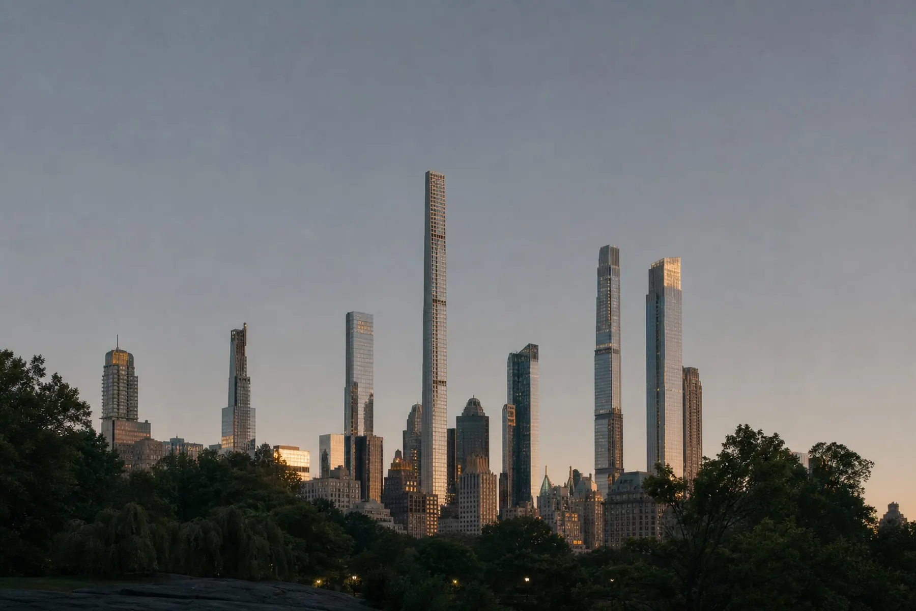The Midtown skyline (a neighborhood view, not a photo of The Grand Beekman)